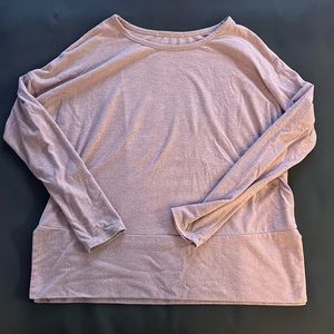 Purple Pink Long Sleeve Sweater Top